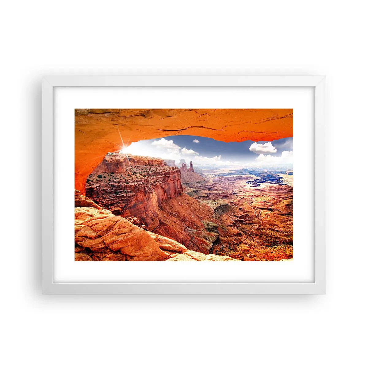 Affisch i vit ram - Skapat av naturen - 40x30 cm