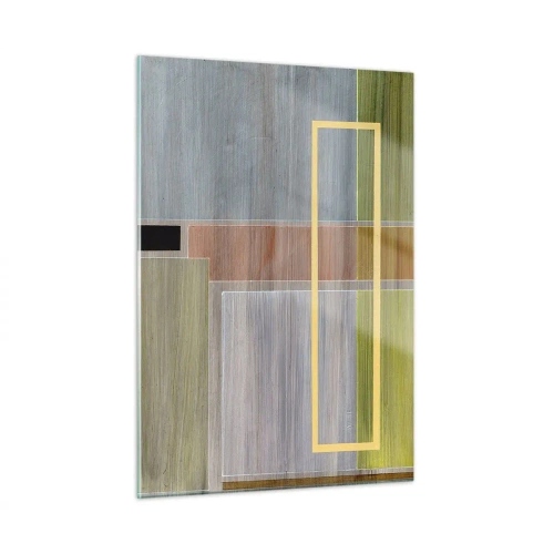 Glastavla - Bild på glas - Rakt och lugnt - 50x70 cm