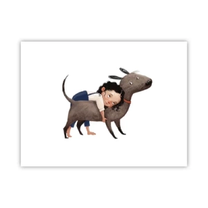 Affisch - Bästa vänner - 40x30 cm