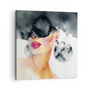 Canvastavla - Bild på duk - Elegansens hemlighet - 60x60 cm