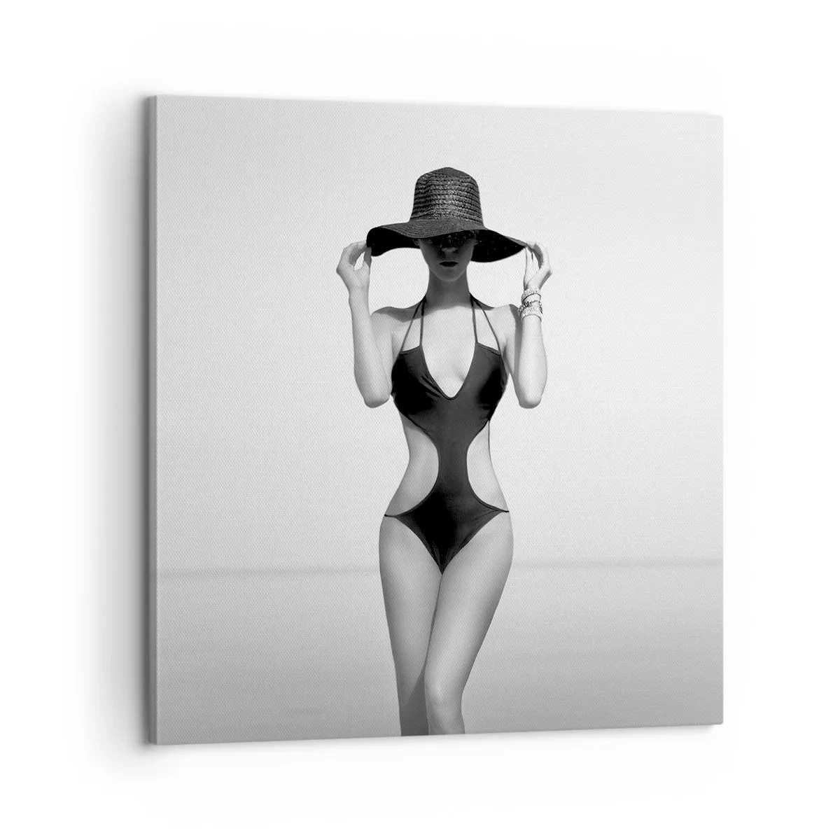 Canvastavla - Bild på duk - Mitt förnamn är: Elegans - 60x60 cm