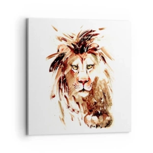 Canvastavla - Bild på duk - Styrka och värdighet - 70x70 cm