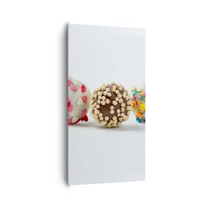 Canvastavla - Bild på duk - Livet kan vara sött - 65x120 cm