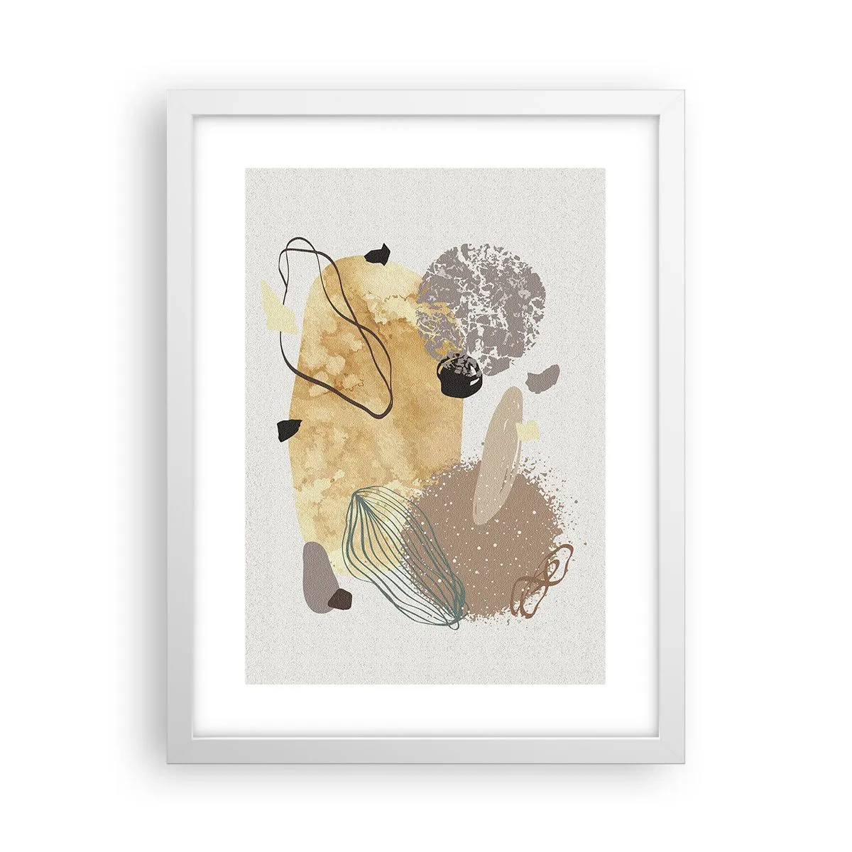 Affisch i vit ram - Olika former - 30x40 cm