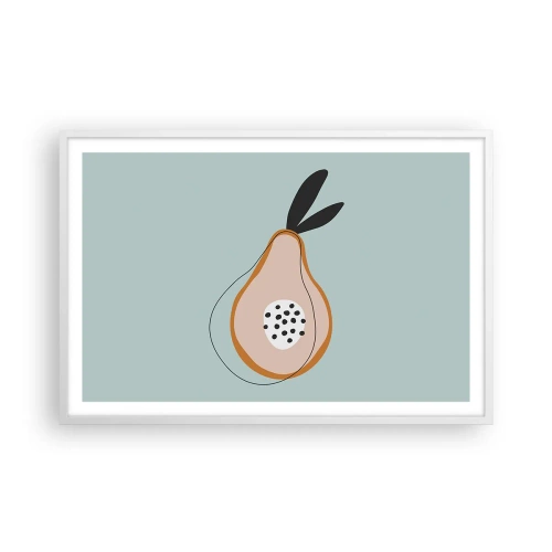 Affisch i vit ram - Att tränga in i sakens natur - 91x61 cm