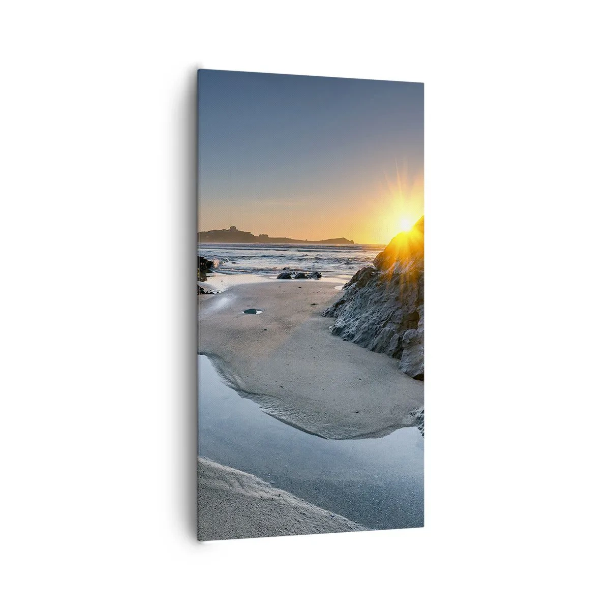 Canvastavla - Bild på duk - Orörd av människan - 65x120 cm