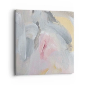 Canvastavla - Bild på duk - I en pastellfärgad värld - 40x40 cm