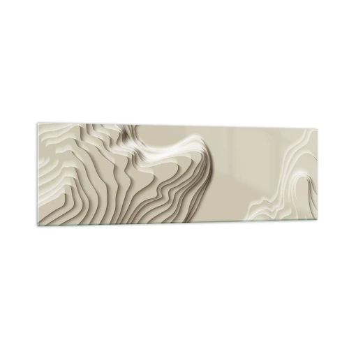 Glastavla - Bild på glas - Konstens topografi - 160x50 cm