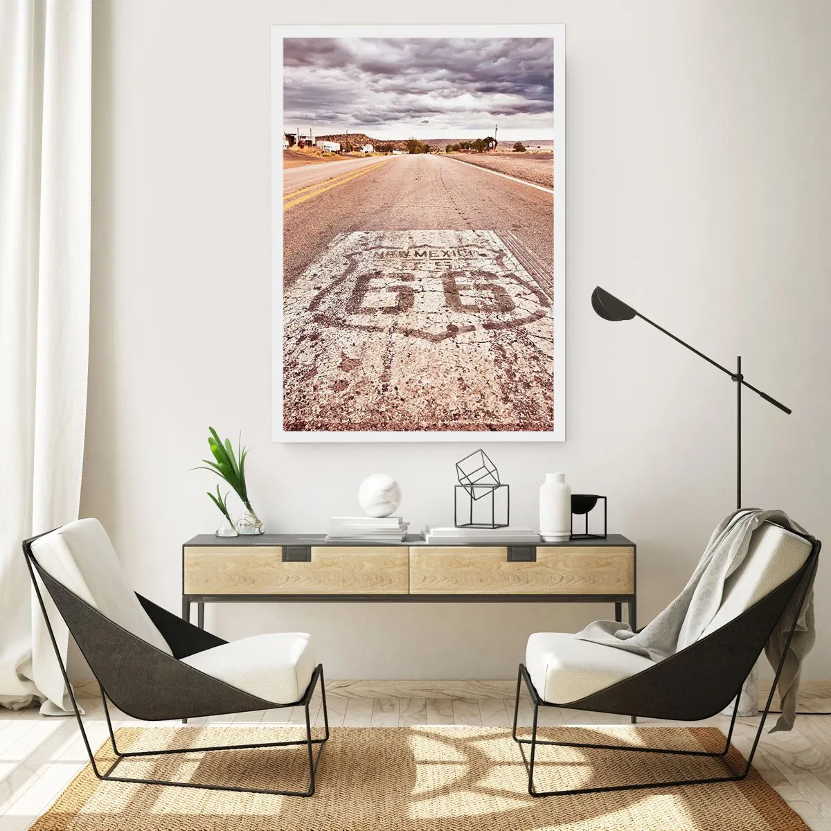 Affisch - Mother Road - amerikanska legenden - 50x70 cm
