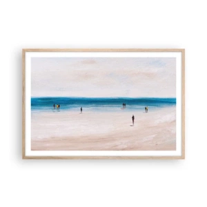 Affisch i ram av ljusek - Ett naturligt behov - 91x61 cm