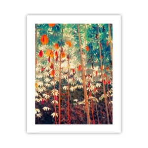 Affisch - Lövbladens hemlighetsfulla liv - 40x50 cm