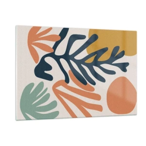 Glastavla - Bild på glas - Korallhav - 120x80 cm