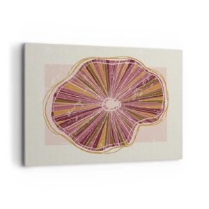 Canvastavla - Bild på duk - Strålande abstraktion - 100x70 cm