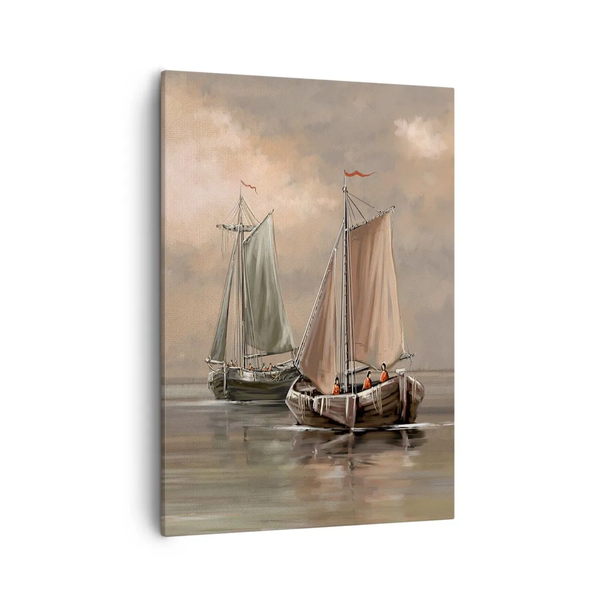 Canvastavla - Bild på duk - Seglarnas hemkomst - 50x70 cm