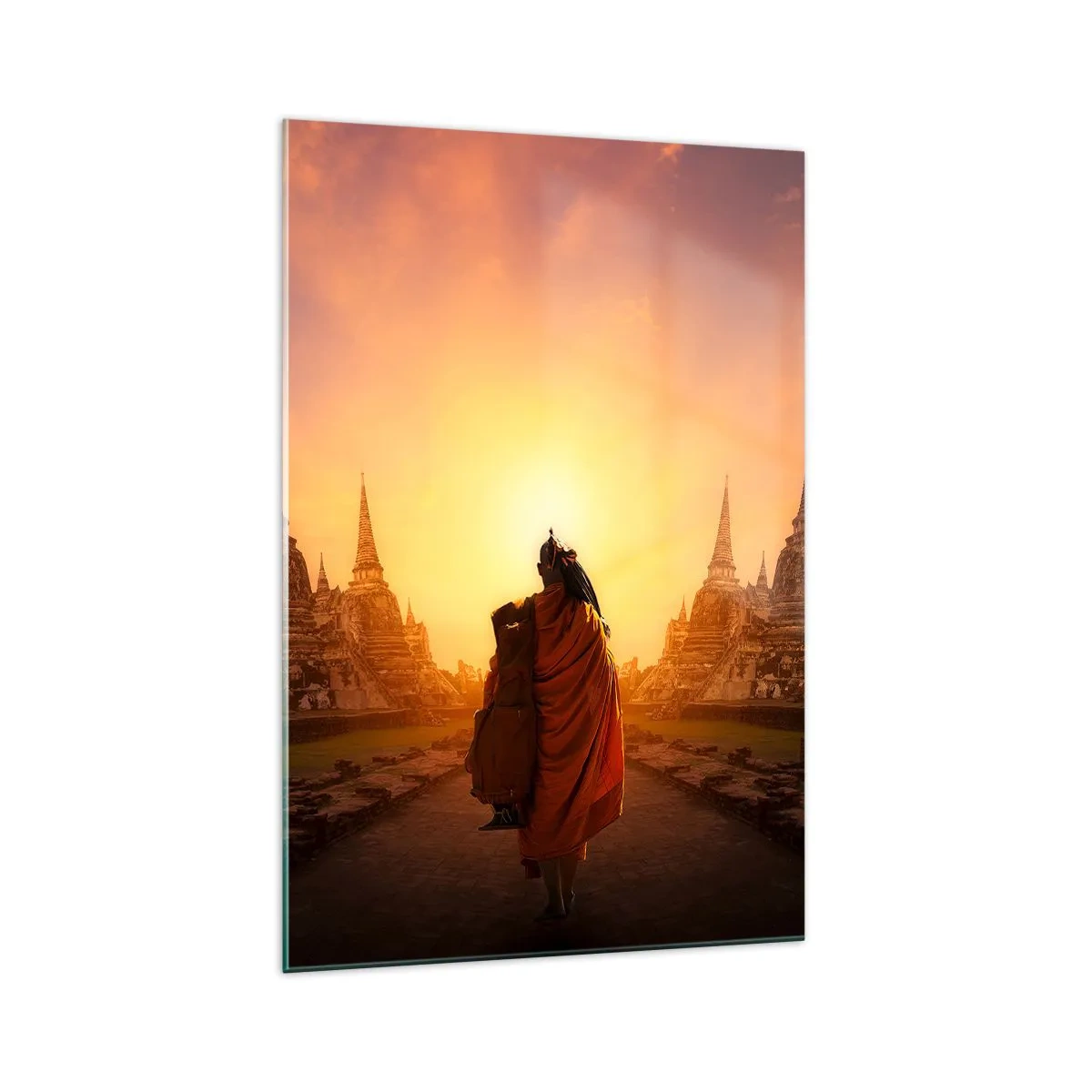 Glastavla - Bild på glas - I lugn genom evigheten - 70x100 cm