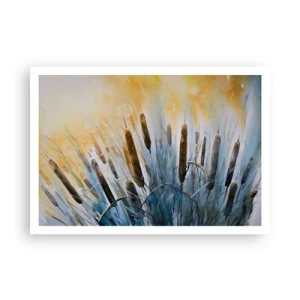 Affisch - Vattnets kyla, solens hetta - 100x70 cm