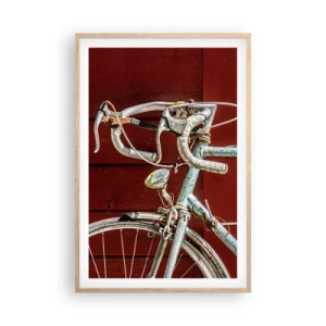 Affisch i ram av ljusek - Skapad för segrar - 61x91 cm