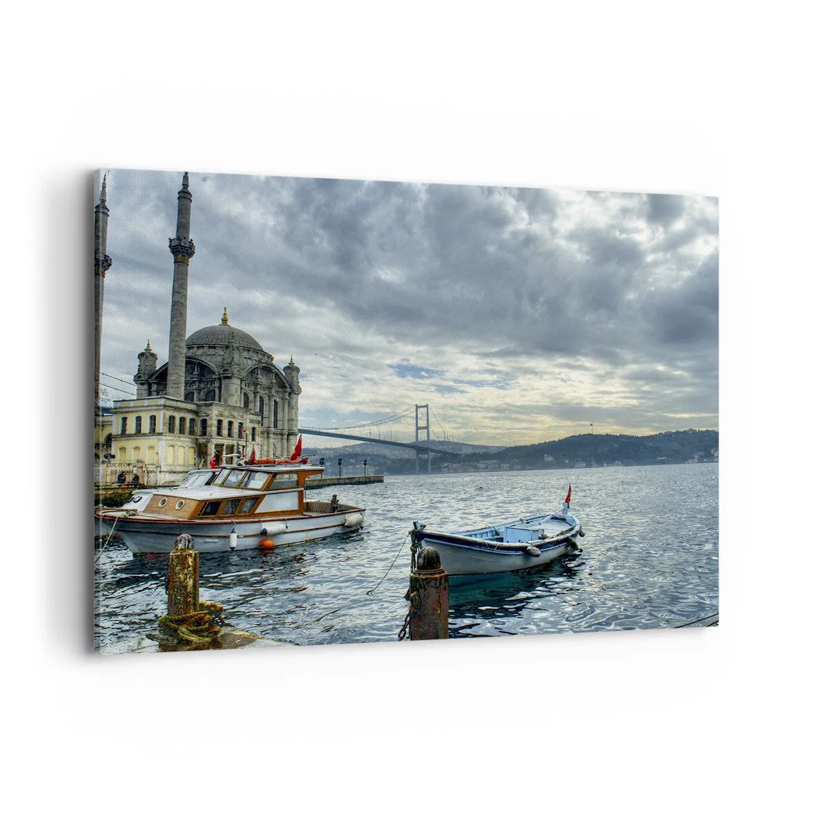 Canvastavla - Bild på duk - På gränsen mellan världarna - 100x70 cm