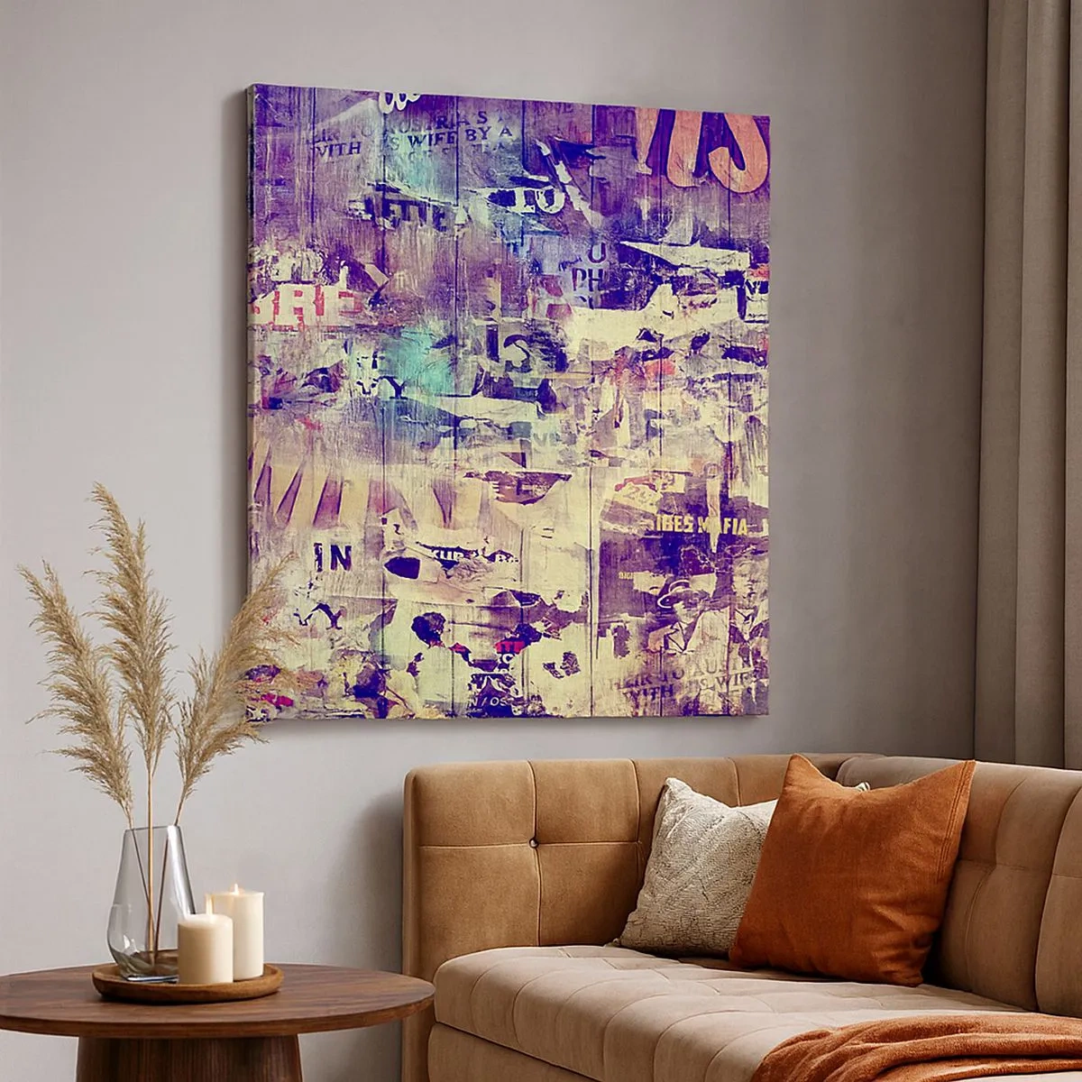 Canvastavla - Bild på duk - Och så mycket blir det klar - 30x30 cm