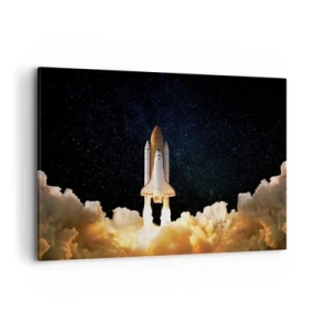 Canvastavla - Bild på duk - Ad astra! - 100x70 cm
