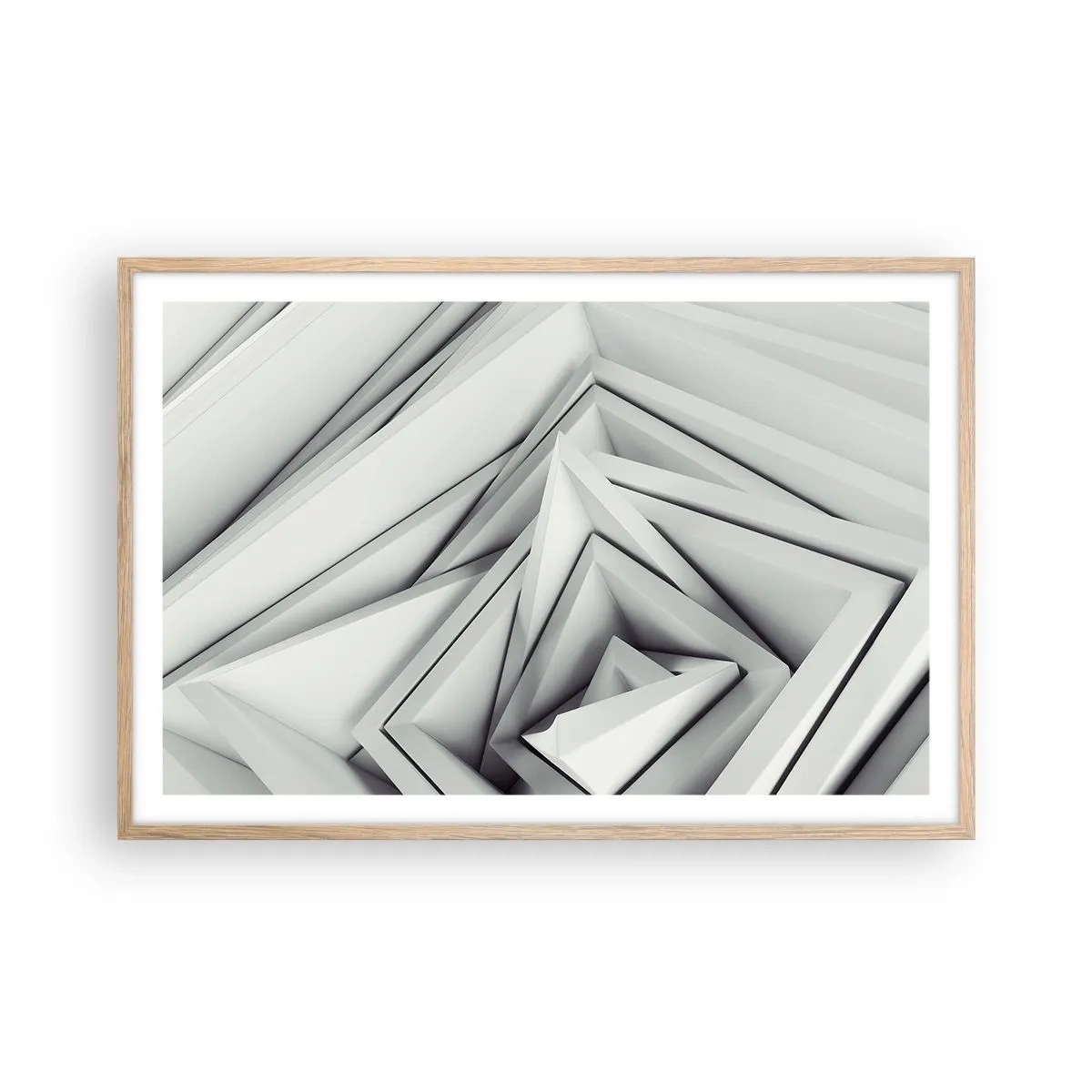 Affisch i ram av ljusek - Blommande vassa kanter - 91x61 cm