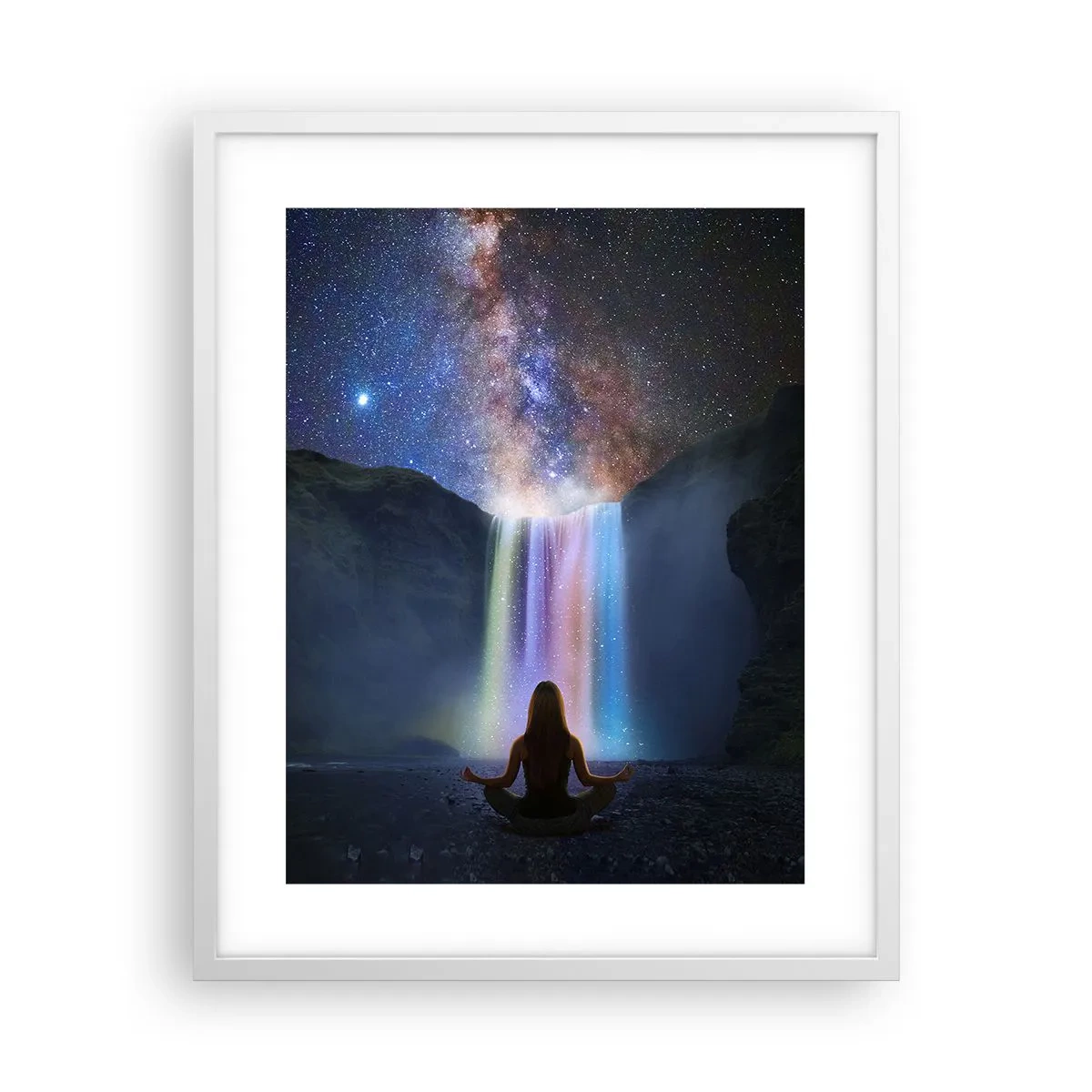 Affisch i vit ram - Absolut harmoni - 40x50 cm