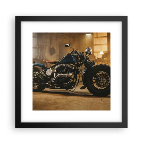 Affisch i svart ram - Jag kan allt - 30x30 cm