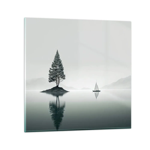 Glastavla - Bild på glas - En dröm - 30x30 cm