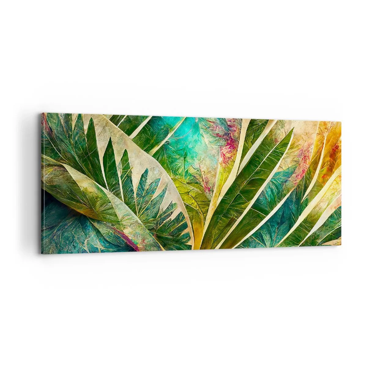Canvastavla - Bild på duk - Färger i tropikerna - 100x40 cm