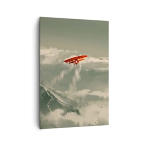 Canvastavla - Bild på duk - Orädd pionjär - 70x100 cm