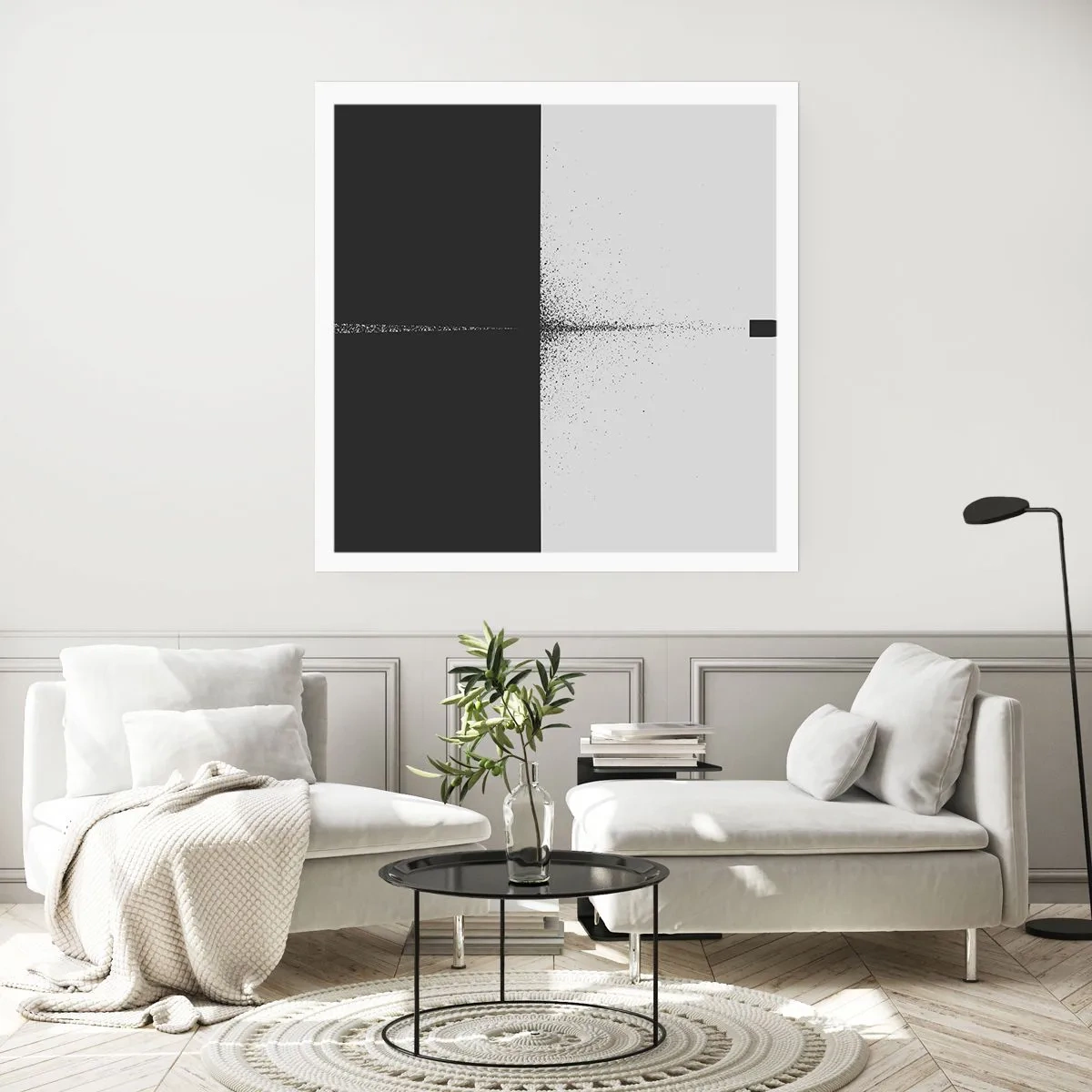 Affisch - Rakt mot målet - 60x60 cm