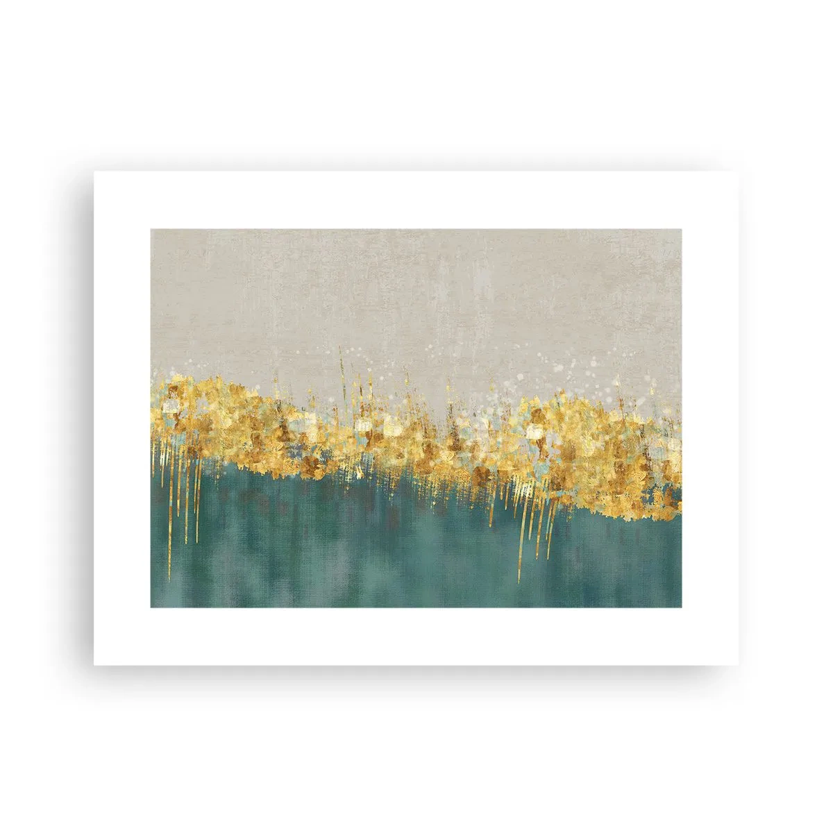 Affisch - Den gyllene gränsen - 40x30 cm