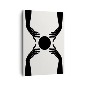 Canvastavla - Bild på duk - Ett hemligt tecken - 50x70 cm