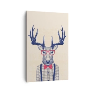 Canvastavla - Bild på duk - Rolig extravagans - 80x120 cm