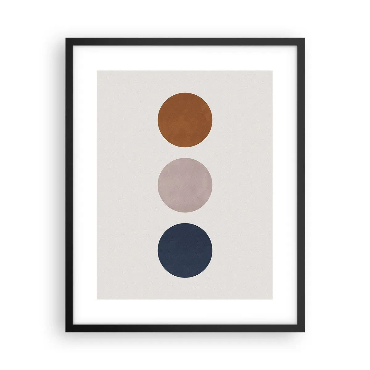 Affisch i svart ram - Perfektionens symbol - 40x50 cm