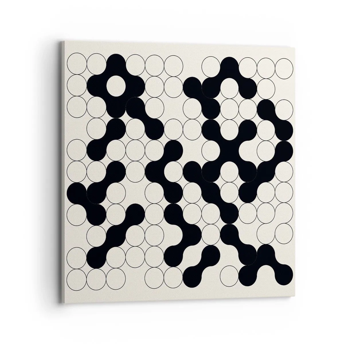 Canvastavla - Bild på duk - Kinesiskt spel - variation - 70x70 cm