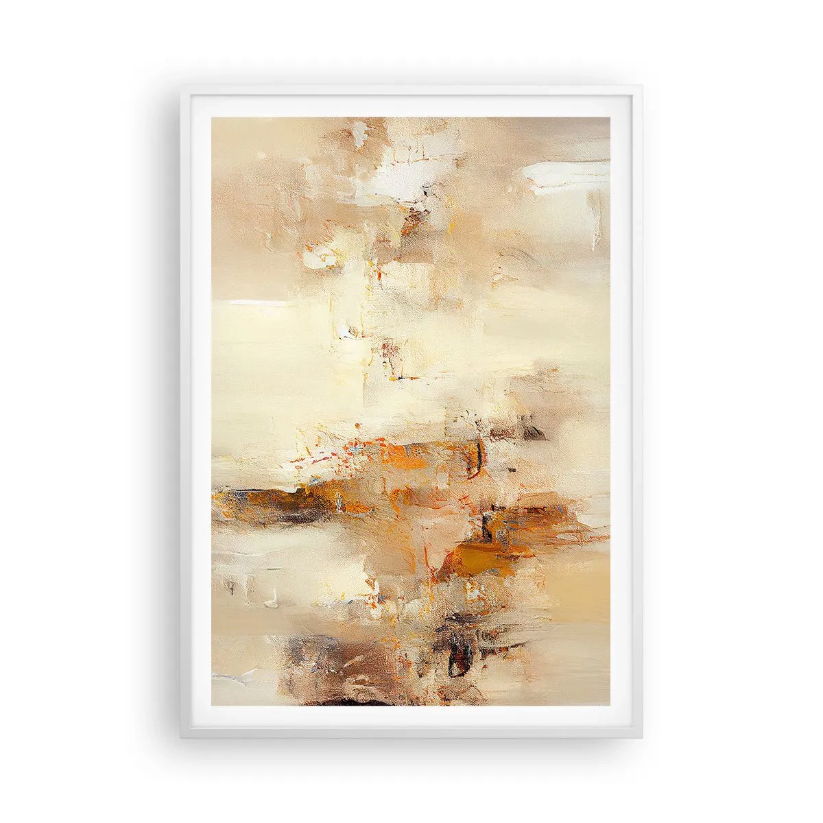 Affisch i vit ram - Bärnstenens själ - 70x100 cm