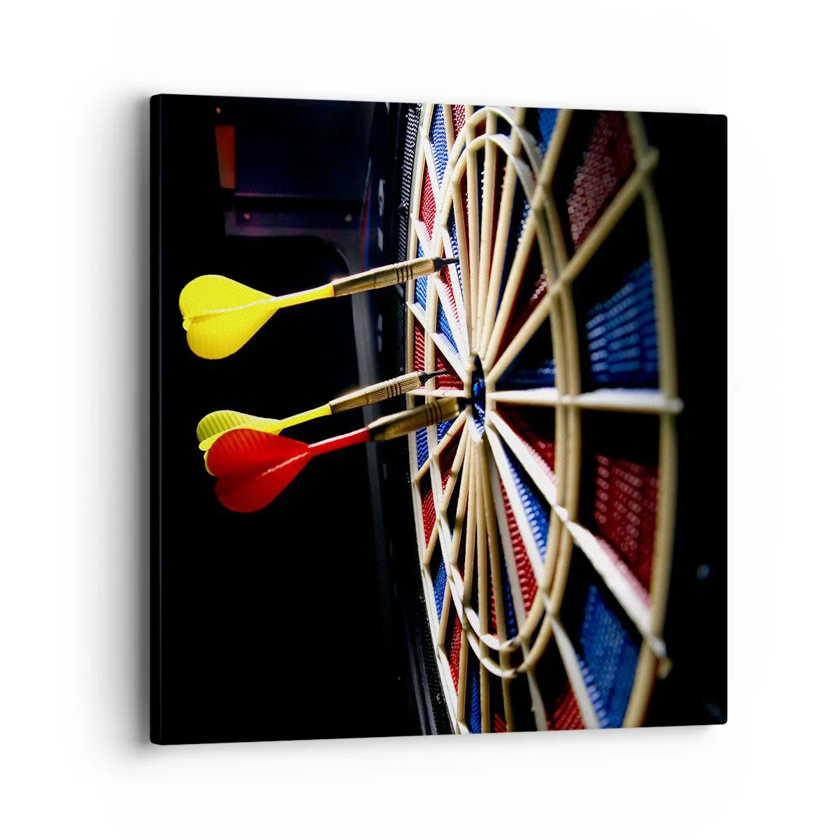 Canvastavla - Bild på duk - Mitt i prick - 40x40 cm