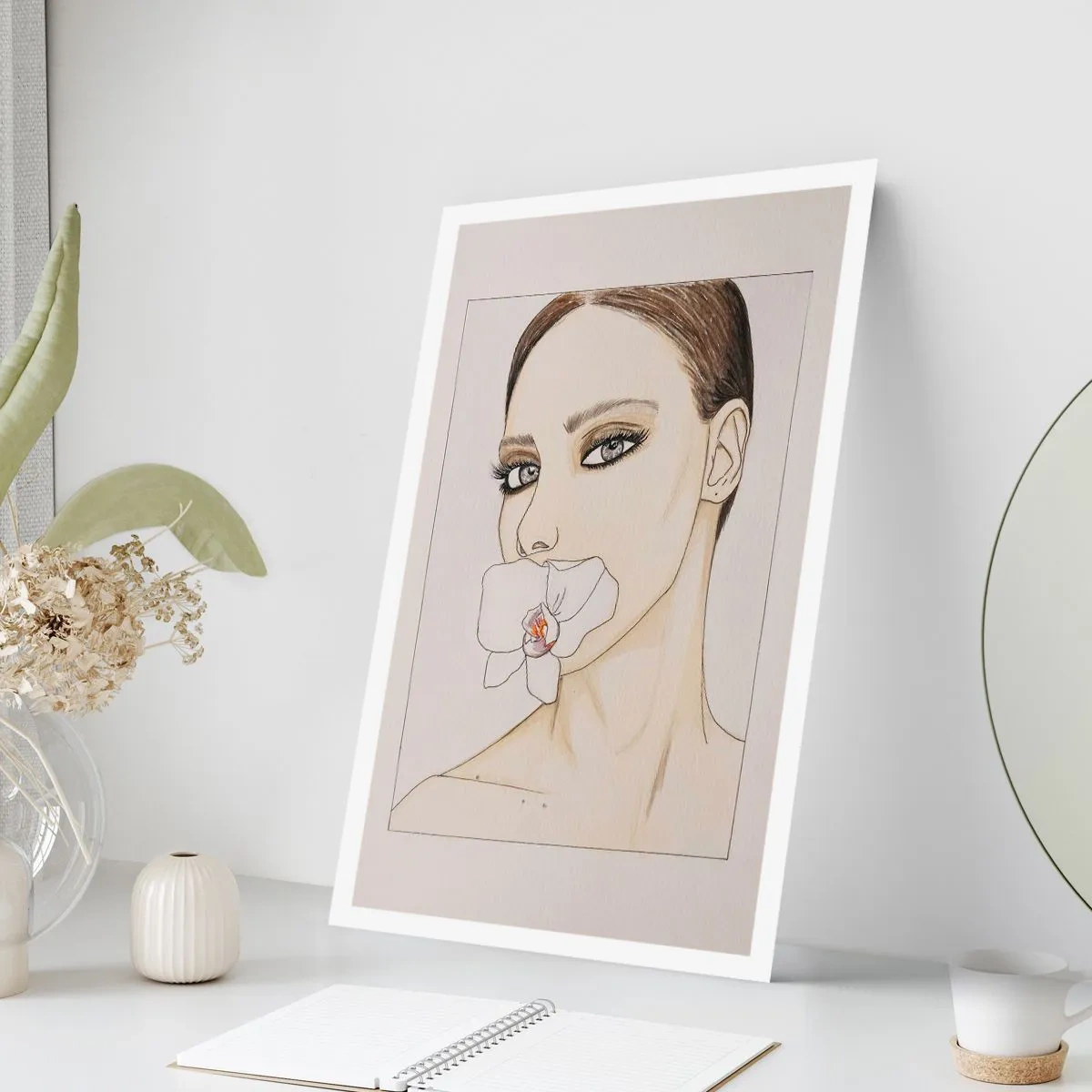 Affisch - Elegansens och skönhetens symbol - 50x70 cm