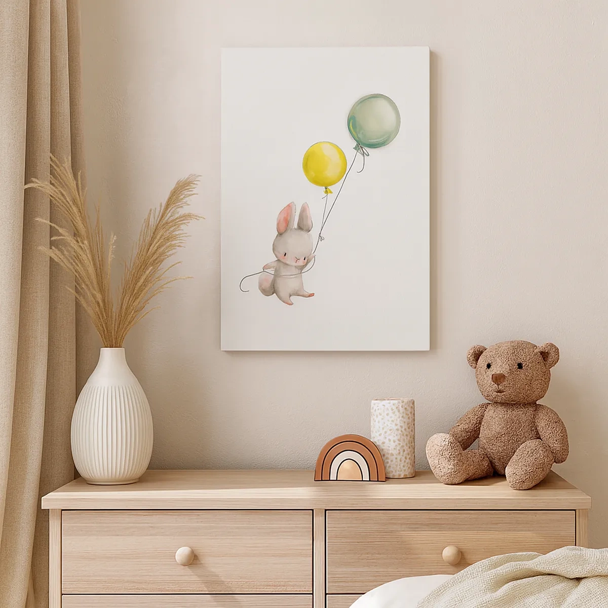 Canvastavla - Bild på duk - Jag flyger med! - 50x70 cm