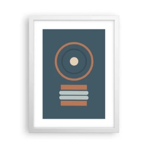 Affisch i vit ram - Sakens kärna - 30x40 cm