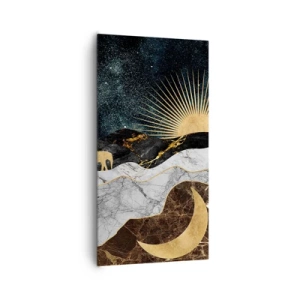 Canvastavla - Bild på duk - Eviga lagar - 65x120 cm