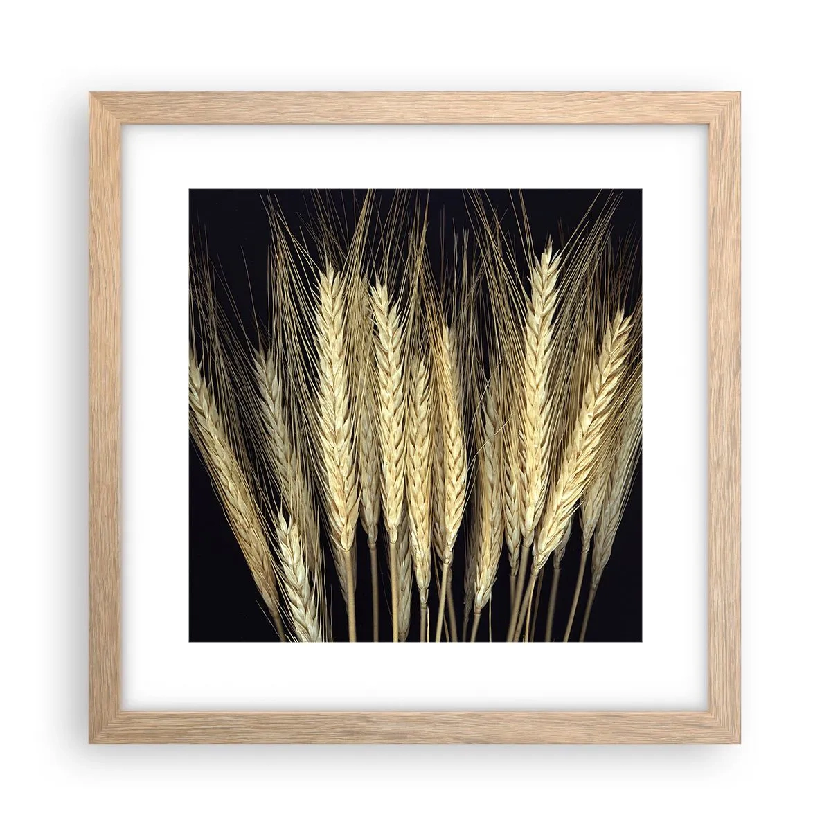 Affisch i ram av ljusek - Rustik magi - 30x30 cm