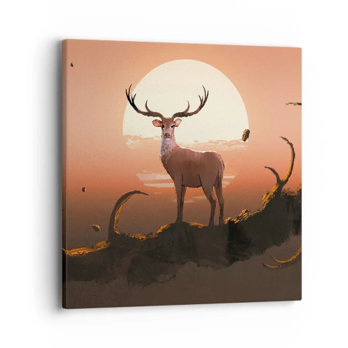 Canvastavla - Bild på duk - Denna natt är inte lik de andra - 40x40 cm