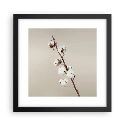 Affisch i svart ram - Hos mjukhetens källa - 30x30 cm