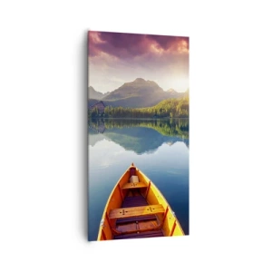 Canvastavla - Bild på duk - Ingenting mot naturen - 65x120 cm