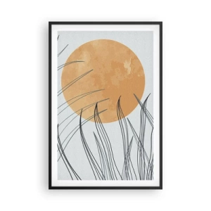 Affisch i svart ram - Alltid mot solen - 61x91 cm