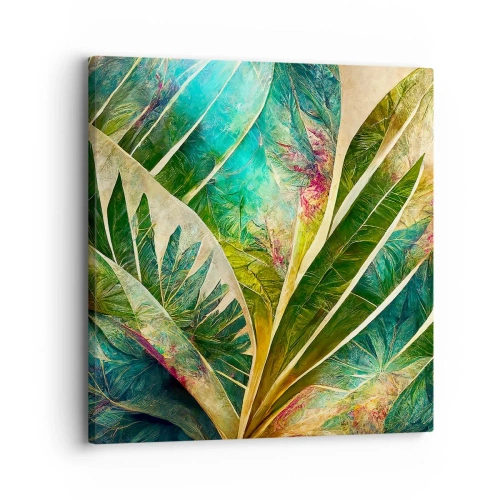 Canvastavla - Bild på duk - Färger i tropikerna - 30x30 cm