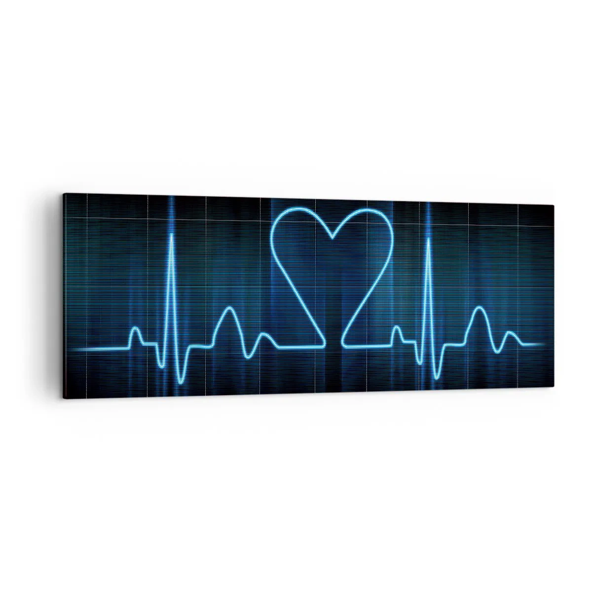 Canvastavla - Bild på duk - I hjärtats takt - 140x50 cm