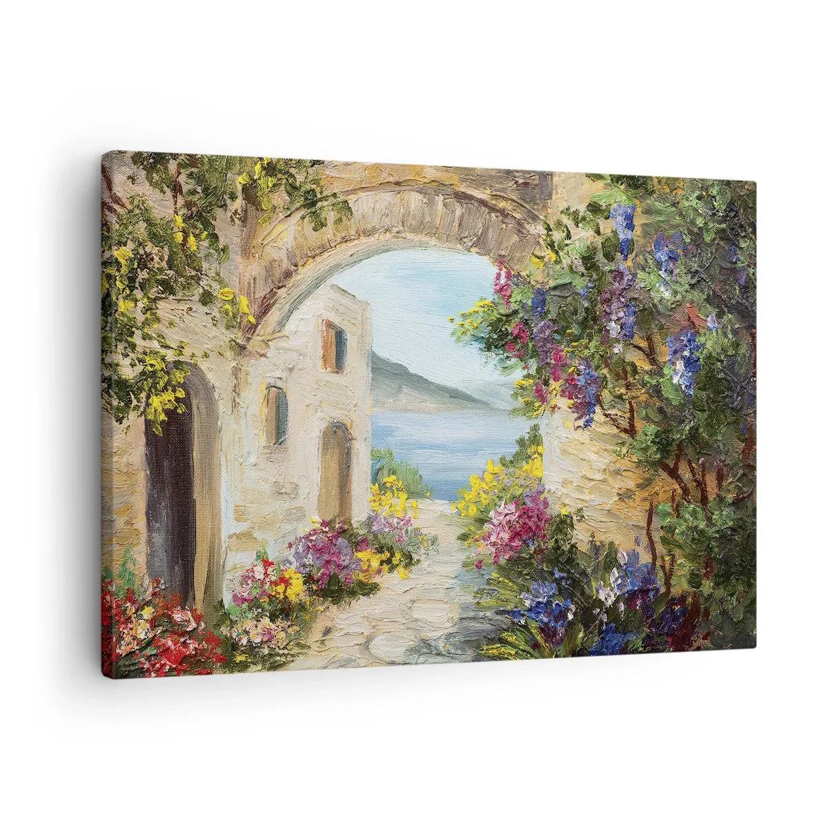 Canvastavla - Bild på duk - Kustprovinsens charm - 70x50 cm